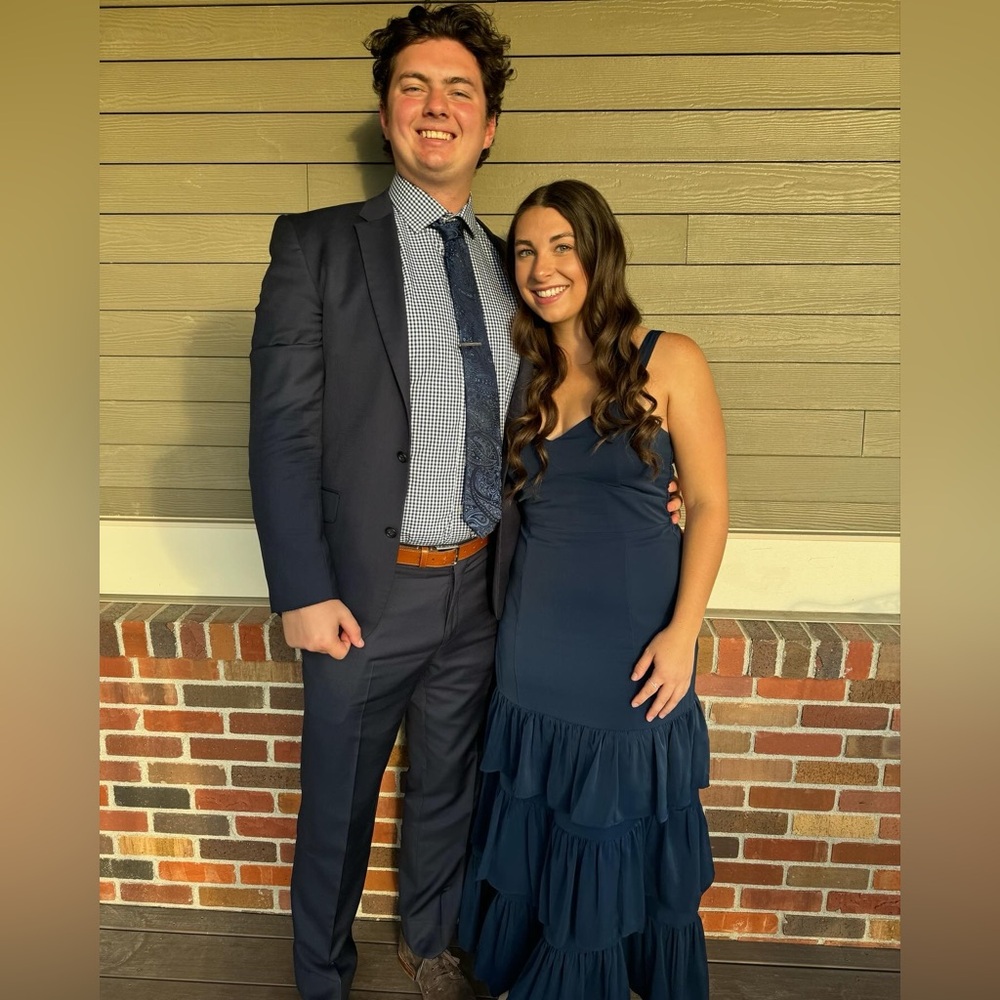 Abercrombie & Fitch Navy Maxi Dress
